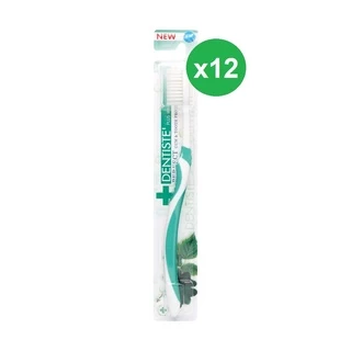 [แพ็ค 12] Dentiste' Italy Tooth Brush Big-Blis เซ็ตเดียวครบทุกสี แปรงสีฟันอิตาลี หัวแปรงขนาดใหญ่ จับถนัดมือ เดนทิสเต้