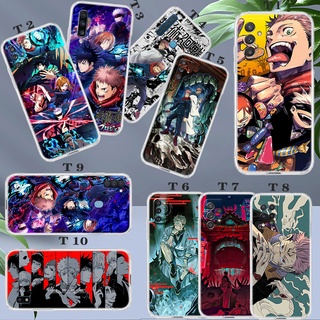 เคสโทรศัพท์มือถือ ซิลิโคน TPU ใส กันกระแทก ลาย Jujutsu Kaisen สําหรับ Samsung A32 5G A40S M30 A42 5G A50 A50S