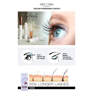 NEE CARA MASCARA EYELASH NOURISHING ESSENCE นีคารา มาสคาร่าใส มาสคาร่าบำรุงขนตา ที่ปัดขนตา-N226