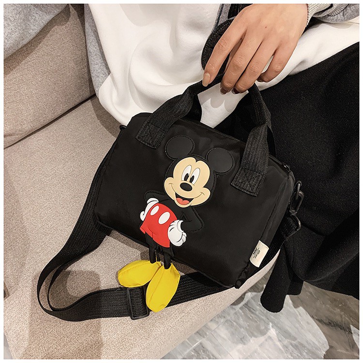 กระเป๋ามิกกี้เม้าส์ ZARA กระเป๋า zara mickey mouse กระเป๋าผ้าพร้อมตัวการ์ตูนมิกกี้เม้าส์​ ZA02