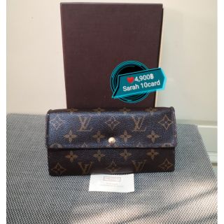 LV Sarah 10card ปี2011 เดิมๆ ไม่ลอก ไม่เหนียว ลายชัด ขอบมุมดี