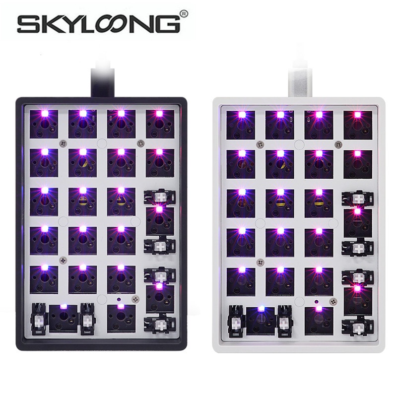 【พร้อมส่ง】SKYLOONG Gk21s GK21 SK21 ชุดสวิตช์ไฟ RGB 21 คีย์ เคสพลาสติก Pcb คีย์บอร์ดเมคคานิคอล แบบใช้