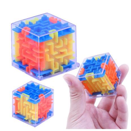 ของเล่น Cube Puzzle วงกต 3 D Cube