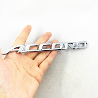 สติกเกอร์โลโก้ตัวอักษร ACCORD ABS โครเมี่ยม สําหรับติดตกแต่งรถยนต์ Honda ACCORD 1 ชิ้น