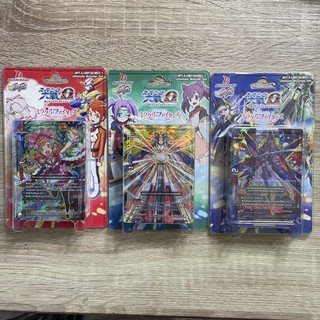 บัดดี้ไฟท์ ultimate booster BFT-S-UB01&amp;UB02-1(ดันเจียนเวิลด์) UB01&amp;UB02-3(คาตานะเวิลด์) UB01&amp;UB02-2(ฮีโร่เวิลด์)