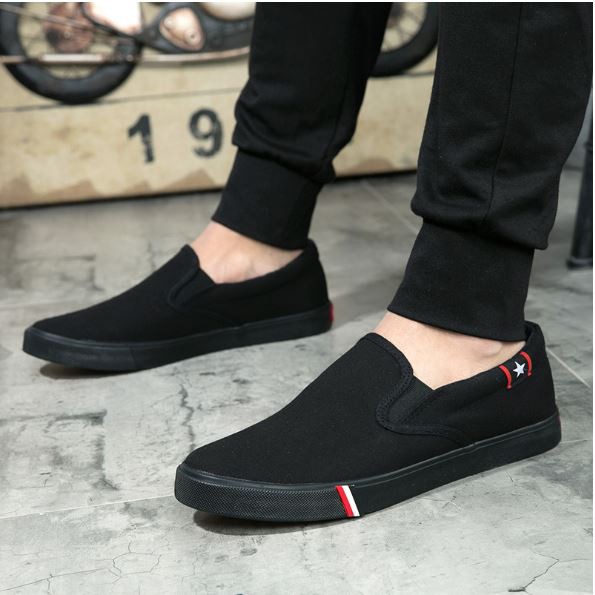 **พร้อมส่งค่ะ** รองเท้าผ้าใบผู้ชายแบบสวม/สลิปออน รุ่น LM699 - รูปที่ 4