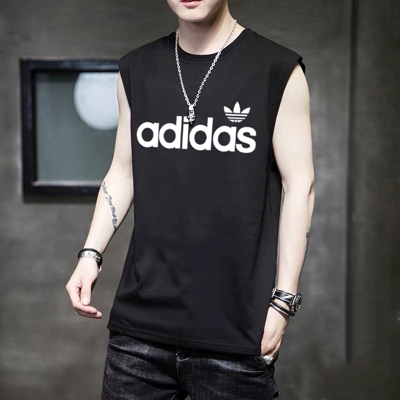 amaazon88 เสื้อแขนกุดคอกลมแฟชั่นสำหรับผู้ชาย B0013