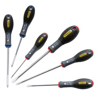 ไขควง ไขควงชุด STANLEY FATMAX 6 ชิ้น/ชุด เครื่องมือช่าง เครื่องมือช่าง ฮาร์ดแวร์ SCREWDRIVER SET STANLEY PARA FLARED FAT