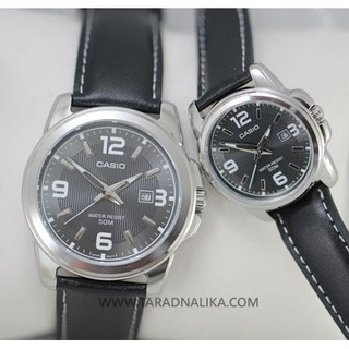 นาฬิกา CASIO คู่ชายหญิง สายหนัง MTP-1314L-8AVDF และ LTP-1314L-8AVDF