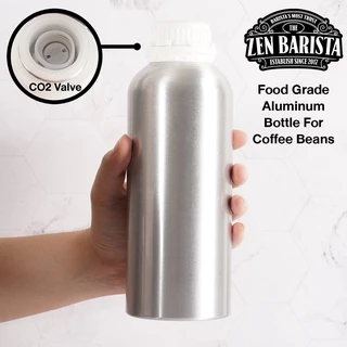 [Easy E-Receipt] ขวดบรรจุกาแฟ อลูมิเนียมฟู๊ดเกรด มีวาล์วคายก๊าซ CO2 By ZenBarista