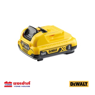 DEWALT DCB124 แบตเตอรี่ 12V 3.0AH 3ah Lithium-ion แบตเตอรี่ของแท้ B 5056174513698