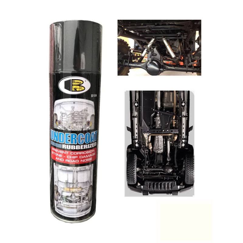สเปรย์ป้องกันสนิม Bosny อันเดอร์โคท บอสนี่ ป้องกันสนิมใต้ท้องรถยนต์ 600cc พ่นกันสนิม สะท้อนความร้อน UNDERCOAT