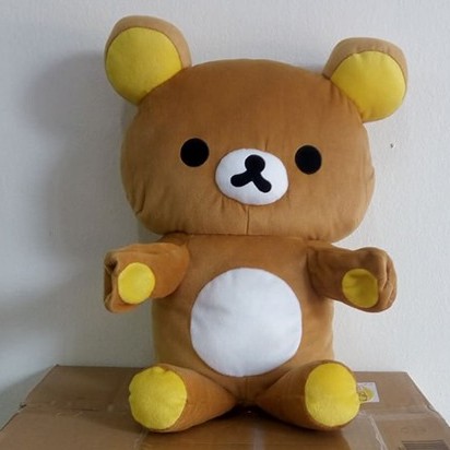 ตุ๊กตาริลัคคุมะ ขนาด 50 cm มีช่องสอดที่แขน Rilakkuma - Both Hands Puppet Plushy XL ของแท้ San-X (ลิข