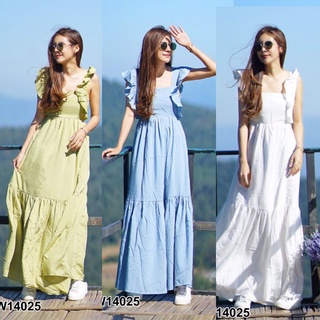 เดรสยาว เดรสเปิดหลัง เดรสใส่ไปทะเล เดรสผูกหลัง เดรสไปทะเล พร้อมส่ง