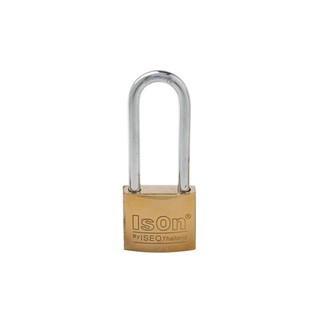 กุญแจสปริง ISON 38L 38 มม.  ISON 38MM SPRING BRASS38L PB PADLOCK