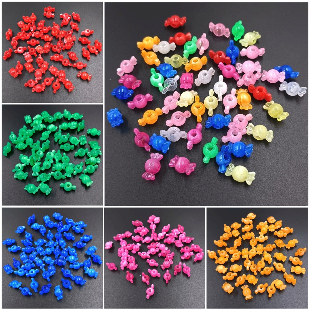 ลูกปัดแฟชั่น 15*8 มม. 30 ชิ้น สําหรับทําเครื่องประดับ DIY