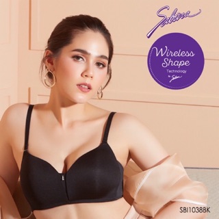 พร้อมส่ง Sabina เสื้อชั้นใน Wireless Shape (ไม่มีโครง) รุ่น Modern V รหัส SBI1038