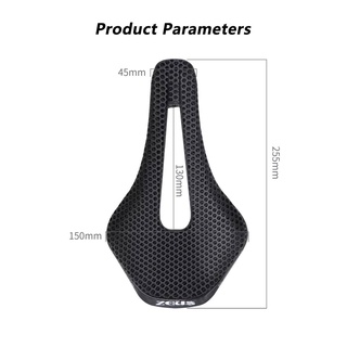 เบาะ zeius Carbon/nylon Saddle 3D Printed 162g/260g แสงสุด