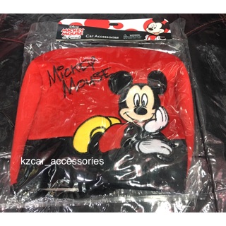 (1คู่) หุ้มหัวเบาะผ้า ลายมิกกี้เม้าส์ Mickey ลิขสิทธิ์แท้