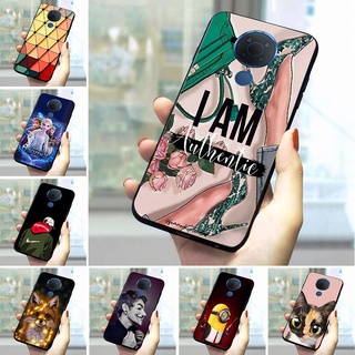 สําหรับ Nokia 5.4 Nokia5.4 6.39 นิ้ว ลายการ์ตูน ป้องกันเต็มรูปแบบ เคสกันกระแทก แบบยืดหยุ่น