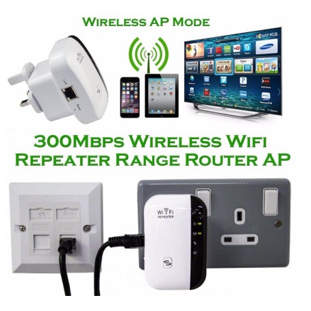 ตัวรับ/ตัวดูดสัญญาณWiFi เพิ่มความแรงสัญญาณ Wireless-N Router 300Mbpsรุ่นใหม่
