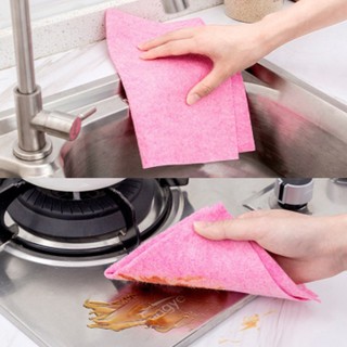 ผ้าเช็ดคราบน้ำมัน ขนาด 30x30ซม.  (3ชิ้น/แพ็ค) ผ้าซับน้ำอย่างดี