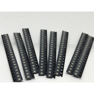 SMD LED 0805 แดง น้ำเงิน เขียว ขาว  แพ็ค 20 ชิ้น