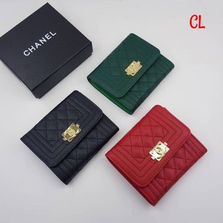 เช็คสต๊อกก่อนสั่ง#Chanel#กระเป๋าตังค์Chanel#กระเป๋าตังค์ใบสั้น#กระเป๋าตังค์3พับ#กระเป๋าใส่บัตร#กระเป๋าตังค์ใบสั้นchanel