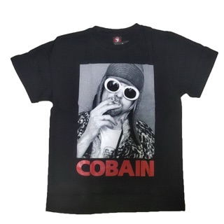 เสื้อยืดแฟชั่น เสื้อวง kurt cobain / นักร้องนำ Nirvana