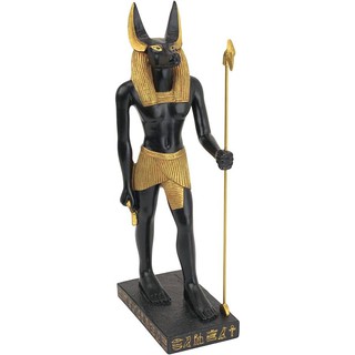 Design Toscano Anubis God of the Egyptian Realm Statue  สัญลักษณ์ของความมั่งคั่ง