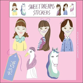 Sweet dreams stickers pack