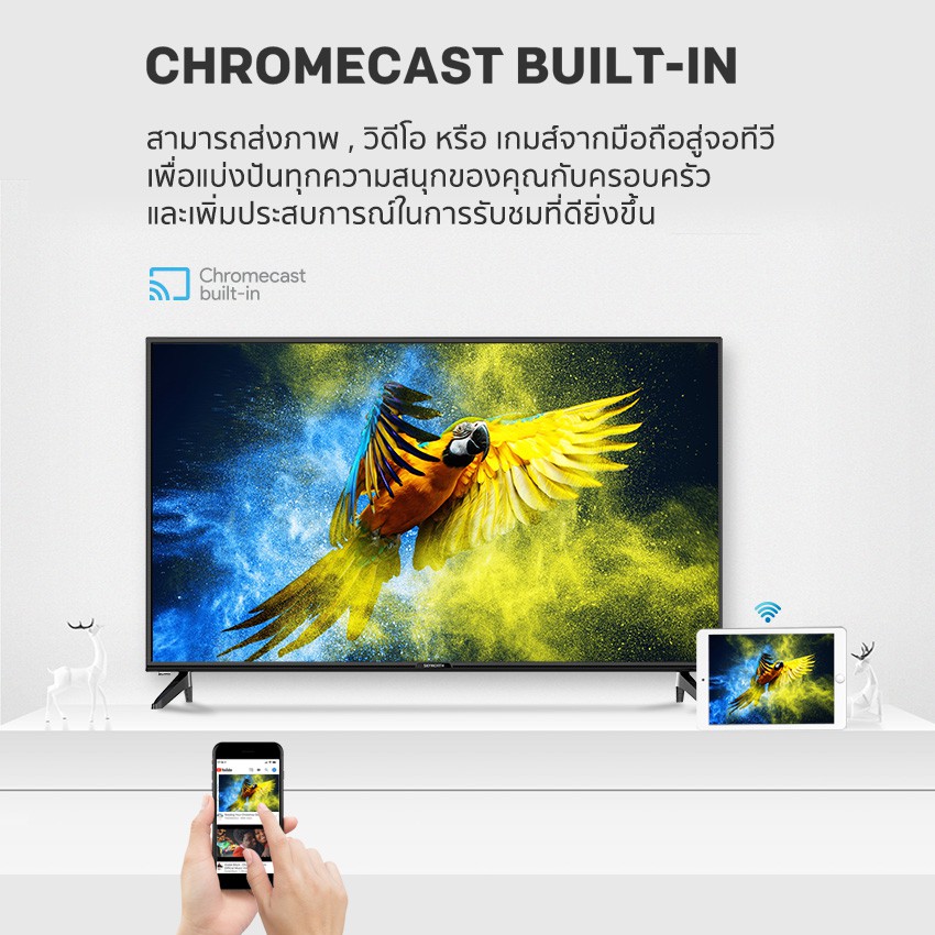 SKYWORTH 42 นิ้ว Android TV รุ่น 42V6 Google Play