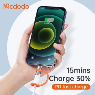 Mcdodo OTG อะแดปเตอร์แปลงข้อมูล Type C เป็น Lightning รองรับ 20W 60W PD ชาร์จเร็ว สําหรับ iPhone 15 14 13 Pro Max 12 11 Xr X 8Plus 7 6S OTG-051
