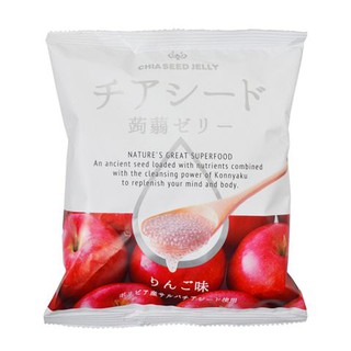 Chia Seed Chia Seed Jelly Apple Flavor 205gเยลลี่บุก ผสมเมล็ดเจียขาว รสแอปเปิ้ล จากญี่ปุ่น