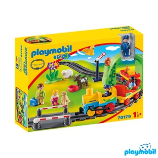 Playmobil 70179  1.2.3 My First Train Set แอ็คชั่นฟิกเกอร์  123 รถไฟปู๊นปู๊น