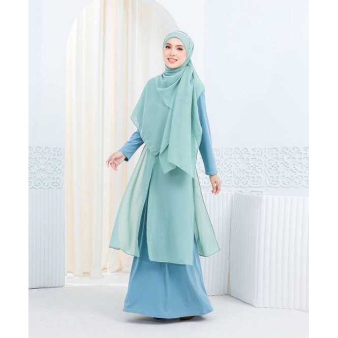 Jubah JASMINE ABAYA JELITA WARDRBE CARDIGAN PLUS ขนาด