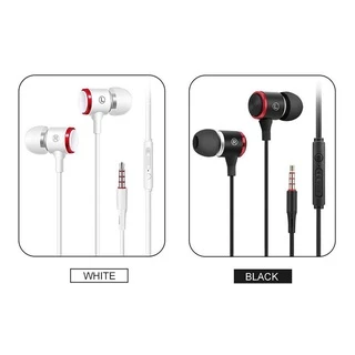 JWMOVE หูฟัง E3 สุดยดอพลังเสียง พร้อมไมด์โครโฟน เสียงดี HIFI หูฟังอินเอียร์ สเตอริโอ ควบคุมสายสนทนา หูฟังเบสหนักๆ หูฟัง