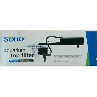 กรองบนตู้ปลา SOBO WP-1880F วางบนตู้