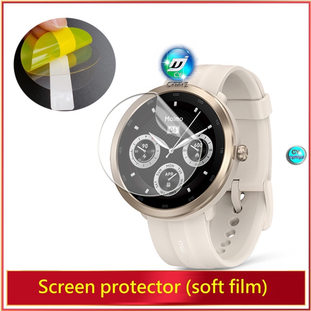 ฟิล์ม Maimo Smart Watch R GPS ฟิล์มป้องกัน ฟิลม์ใสกันรอยหน้าจอ สำหรับ Maimo Watch R GPS ฟิล์มป้องกัน ฟิล์ม Maimo SmartWatch R GPS ฟิล์ม ฟิล์ม TPU นิ่ม