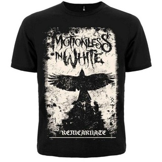 เสื้อยืดผ้าฝ้ายพิมพ์ลายขายดี เสื้อยืด พิมพ์ลาย Motionless In White 3 มิติ แฟชั่น สําหรับผู้ชาย และผู้หญิง