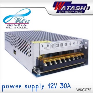 POWER SUPPLY 12V 30A WATASHI WKC072