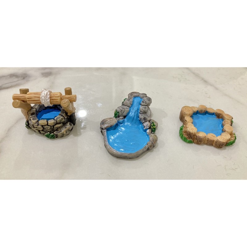 บ่อน้ำ ตกแต่งสวน ตุ๊กตาตกแต่งสวน อุปกรณ์ตกแต่งสวน เรซิ่น