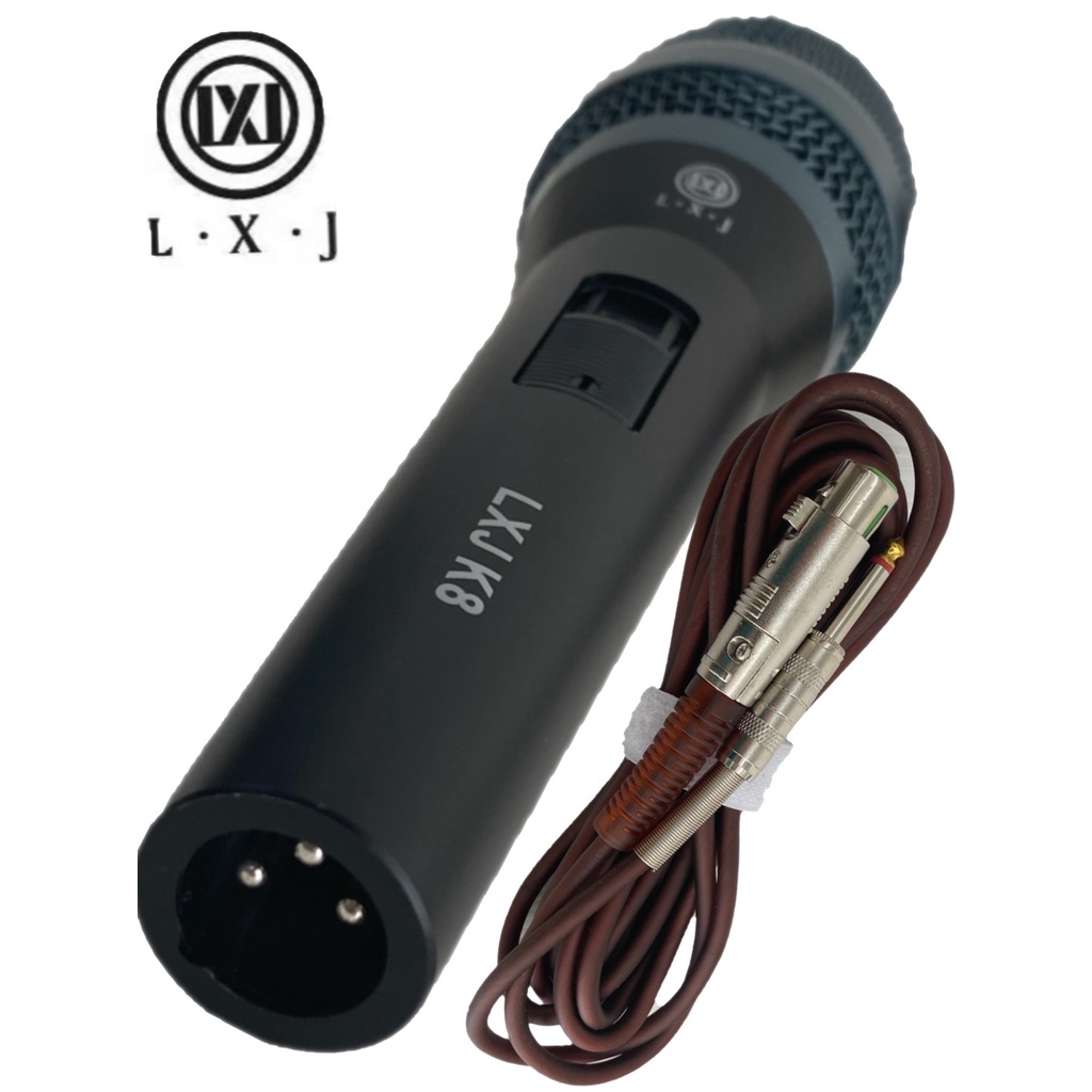 ไมค์โครโฟนแบบสาย LXJ รุ่นLXJไมค์ ไมค์คาราโอเกะ ไม ไมค์สาย ไมค์โคโฟน ไมโครโฟนพร้อมสายไมค์ ความยาว 5 เ