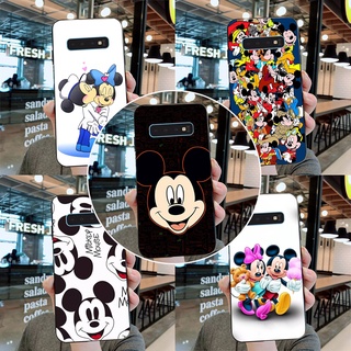 เคสโทรศัพท์ซิลิโคน TPU แบบนิ่ม พิมพ์ลายมิกกี้ เมาส์ สําหรับ Samsung Galaxy S10 S10+ S10 Plus