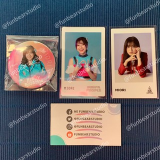 เหมาของ3ชิ้น Miori BNK48(โพลาลอยด์ Photoset a merry memorial เข็มกลัด heavy rotation Lucky Bag 2021 มิโอริ ซิง9