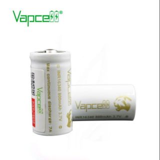 Vapcell ของแท้100% INR16340 800mAh 3.7V 1ก้อน