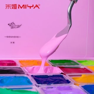 【จัดส่งในวันเดียวกัน】 MIYA HIMI GOUACHE สีกวอช 18/24 สี 30ml ของแท้จากตัวแทนจำหน่ายไทย การออกแบบถ้วยเยลลี่ที่ไ