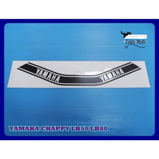 YAMAHA CHAPPY LB50 LB80 BODY STICKER SET "BLACK" &amp; "WHITE"  // สติ๊กเกอร์ชิปปี้ สี ดำ-ขาว งานสวย คมชัด