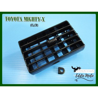 TOYOTA MIGHTY-X AIR VENT for CENTER LEFT or RIGHT (CL/CR) "BLACK"  // ช่องลมแอร์ ตัวกลาง พลาสติกเนื้อดี สีดำ