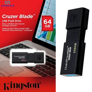 Kingston PEN drive USB 3.0, แฟลชไดร์ฟ128GB 256GB 512GB 1TB 2TB cr3c